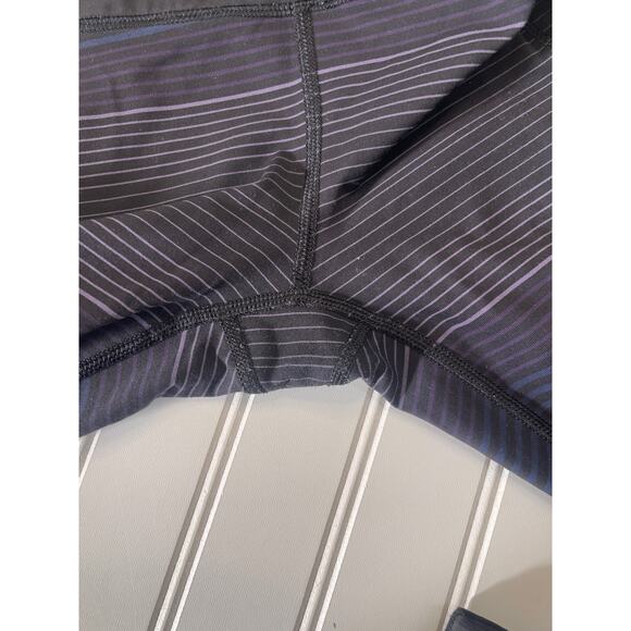 EUC Lululemon Speed Tight II Leggings OM Stripe Print Activewear - Size Womens 4 - Picture 8 of 10